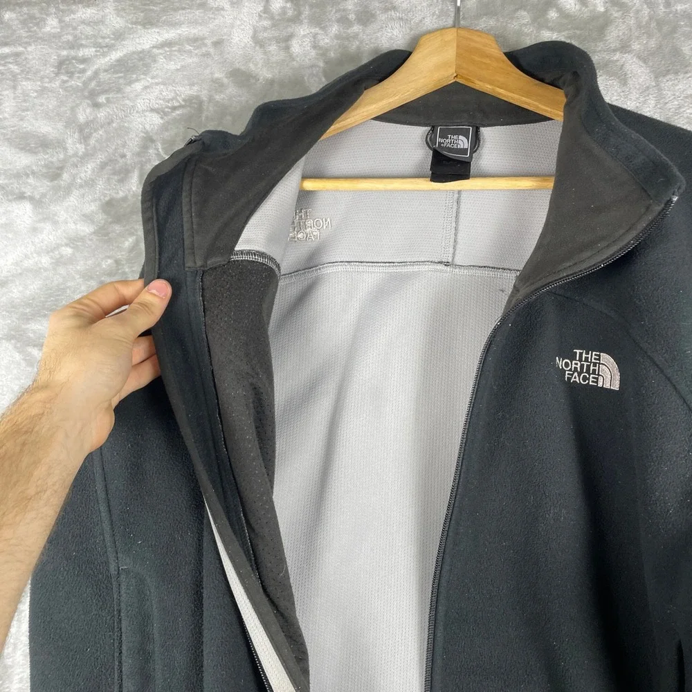 The North Face Windwall Fleece Jacket Mens XL Black Full Zip Fall 2007